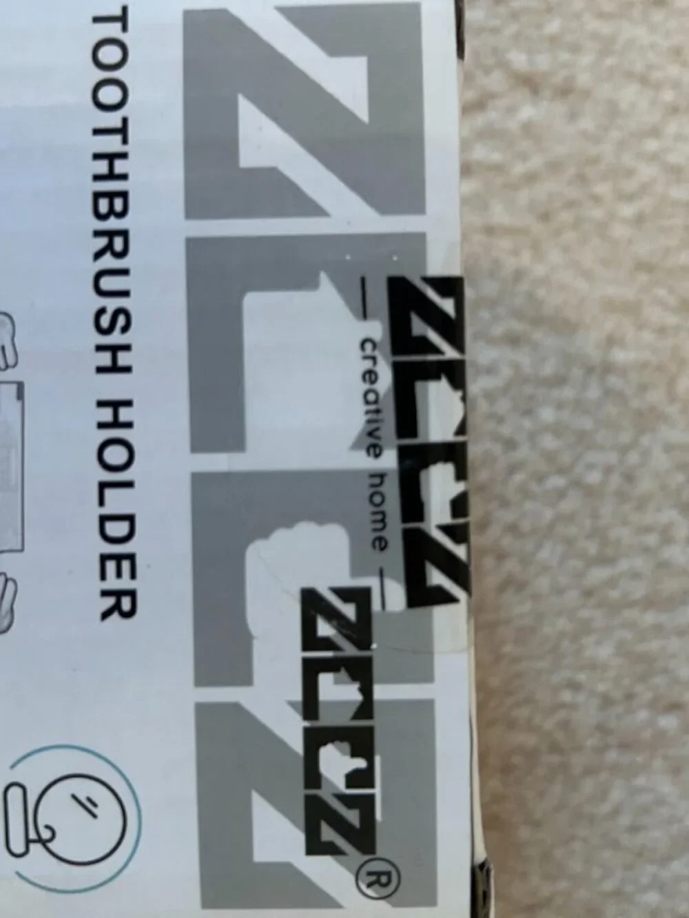 NIB (Sealed Box) - ZCCZ Grey Toothbrush Holder / Desk Organizer